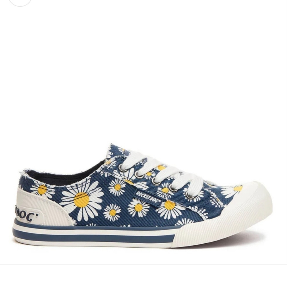 COPY - Navy Sunflower Rocket Dog Sneakers